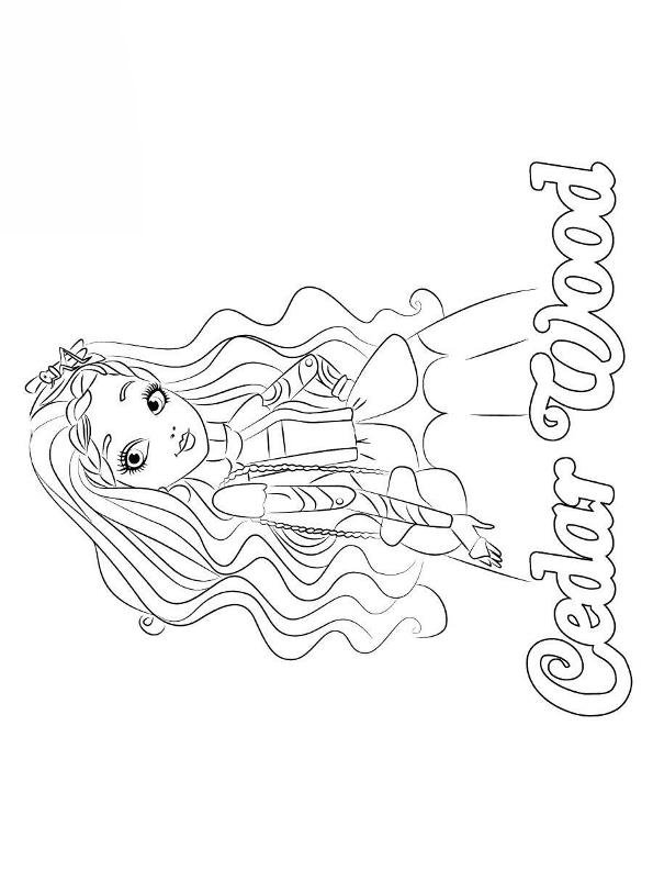 Kids-n-fun.com | Coloring page Ever After High Cedar Wood
